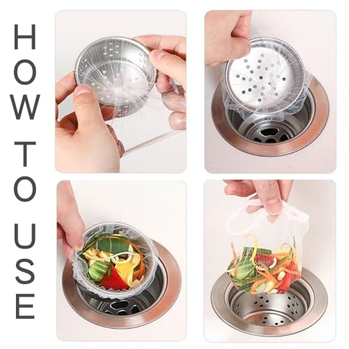 Bolsas desechables para colador de cocina, 300 unidades miniatura 6