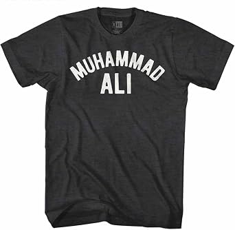 American Classics Muhammad Ali Vintage Style Boxing T Shirt Black