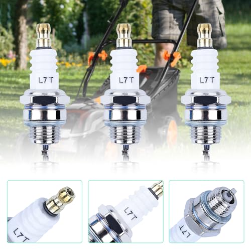 Zündkerzen Ersatzteil für NGK BPMR7A, L7T, B6HS, B4-LM und Champion J19LM, J17LM, CJ8 & Weitere Typen, Adefol Zündkerzen passen auf Stihl und Husqvarna Serien Rasenmäher Motoren (1)
