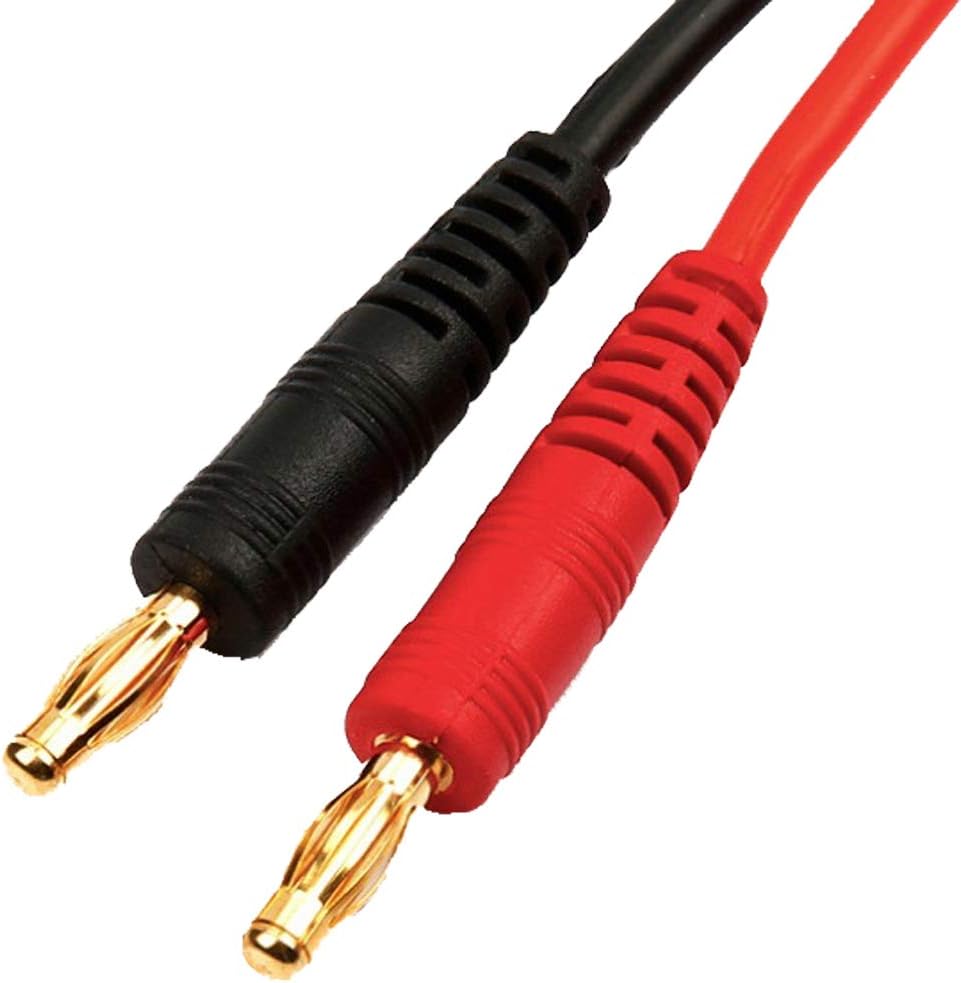 2 pcs XT60 XT-60 Male Plug Connectors to 4.0mm Banana Bullet Plug Cable Balance Connector with 30cm 14awg Silicone Wire - Image 4