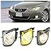 HECASA Fog Light Compatible with 2006-2010 Lexus IS250/ IS350 Replacement for 81221-53290 81211-53290 Bumper Fog Lamp Left & Right -Smoke Lens