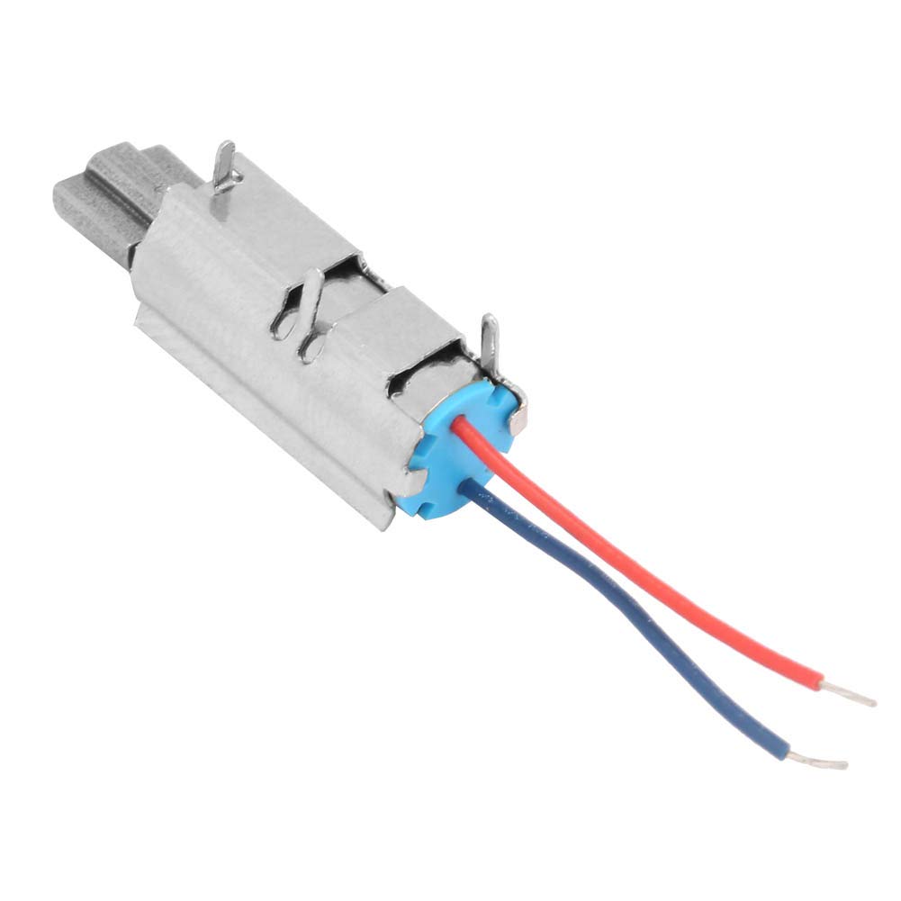 Garosa Vibration Motor 11500rpm Strong Vibration Micro Coreless Vibrating Motor Hollow Cup Vibration Motor Clip-on Type for Handheld Detection Equipment 5Pcs