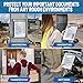 30 Pack Job Ticket Holders 8.5x11 - Work Order Plastic Sleeves for Documents - 8 1/2 x 11 Shop Ticket Holders - Heavy Duty Sheet Protectors - Dry Erase Pocket Sleeves - Dry Erase Clear Pocket Sleeve