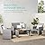 Best Choice Products 4-Piece Outdoor Wicker Patio Conversation Furniture Set for Backyard w/Coffee Table, Seat Cushions - Gray/Gray