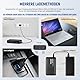 NEEWER 2280mAh NP-FZ100 Ersatzakku 2er Pack mit USB Zweikanal Ladegerät, kompatibel mit Sony ZV-E10II A9III A7CII ZV-E1 A7III A7IV FX3 FX30 A6700 A1 A7C A7CR A7RIV A7RV A7SIII A9II