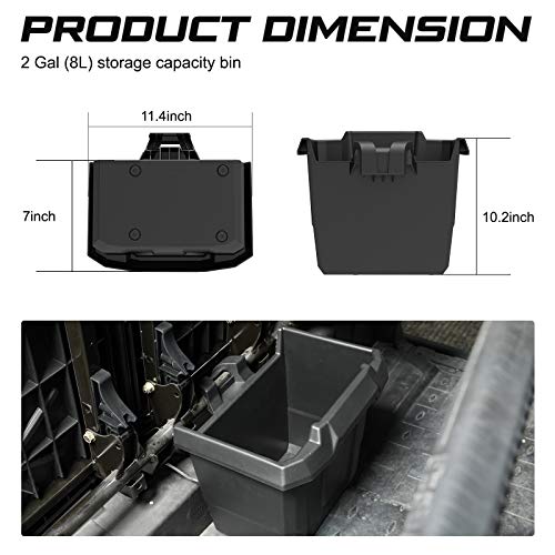 Kiwi Master Center Under Seat Storage for 2016-2026 Can-Am Defender (Not HD11) Accessories, Replace OEM # 715003446, Central Underseat Storage Bin by Kiwi Master - Image 4