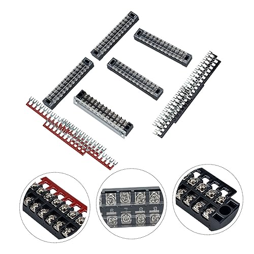 Totority 5 Conjuntos 12 Conector De Terminal De Alimentação Parafuso Bloco Terminal Terminal Barreir