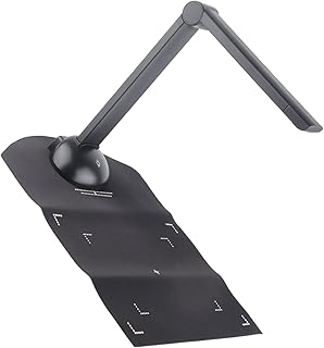 Book Scanner, Portable 5MP 2592x1944 Built in LED Light Supports A4 Format Document Camera Scanner Real Time OCR Technology for Office for Pictures