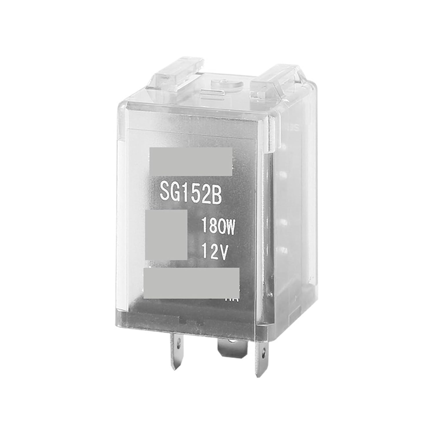 12V/24V Intelligent Electronic Flasher LED Light Universal Three-Prong Car Flasher Relay with Buzzer(24VNO)
