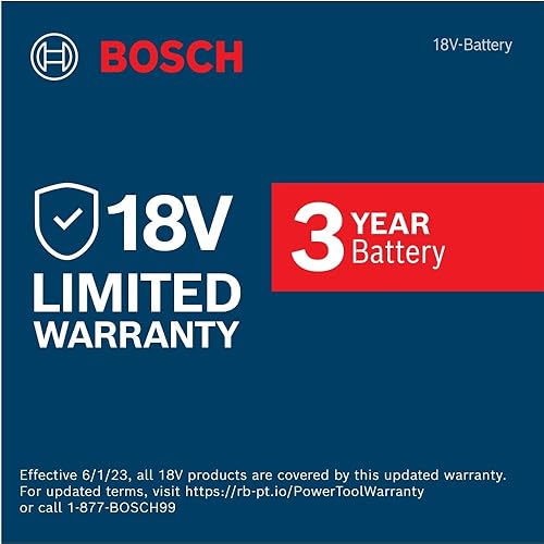 Miniatura 3 de BOSCH BAT612-2PK - Batería de ion de litio de 18 voltios 20 AH con indicador de combustible digital 2 unidades color negro
