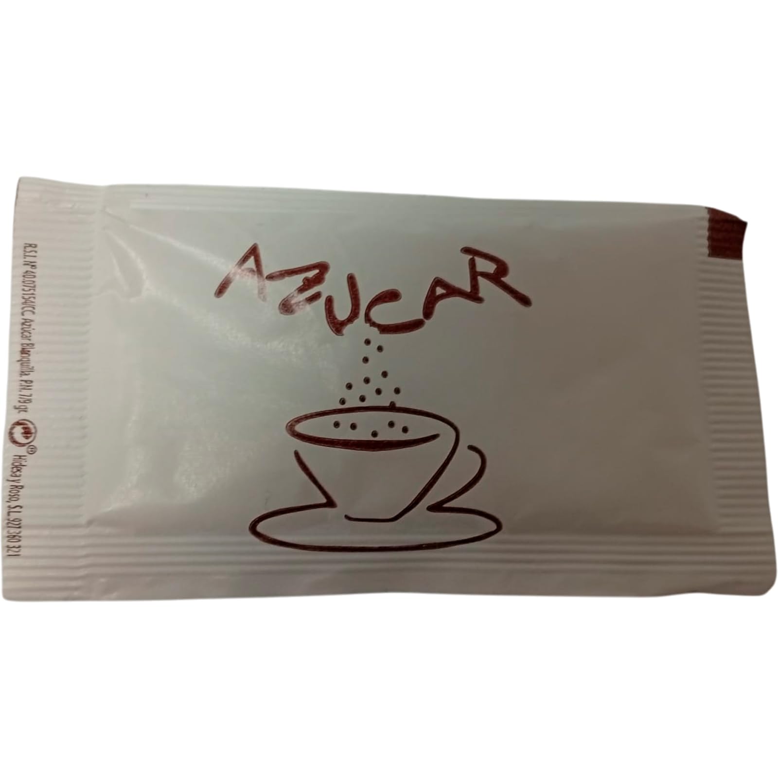 Deliex delicias de Extremadura 200 Sobres de Azúcar Blanco | Perfectos para una taza de café - Azucarillos individuales de 6 gr cada uno.