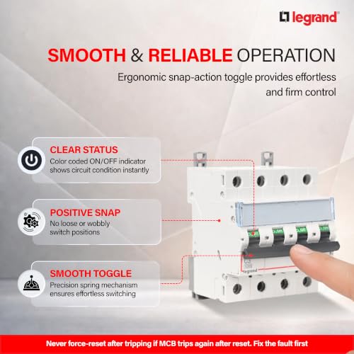 Image of Legrand DX3 TPN C3A AC MCB