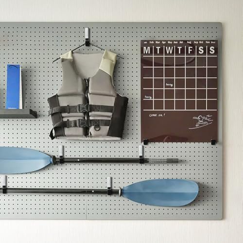 GeeWatom Heavy Duty Steel Garage Hooks,Garage Storage Utility Hooks,Anti-Slip Hanger, Tool Organizer,Steel Wall Mount Organizer, Garden Hose Hanger (Small-2PC)