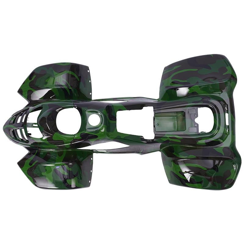 Quad Atv Quad Bambini 50 - 110 cc Plastica Set Tuta Mimetica Vernice