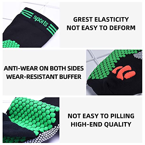 Compressiesokken (2 Paar) voor Heren en Dames 20-30 mmHg Compressiekousen Circulatie voor Fietsen Running Support Socks (XXL, Sky Blue) - Afbeelding 7