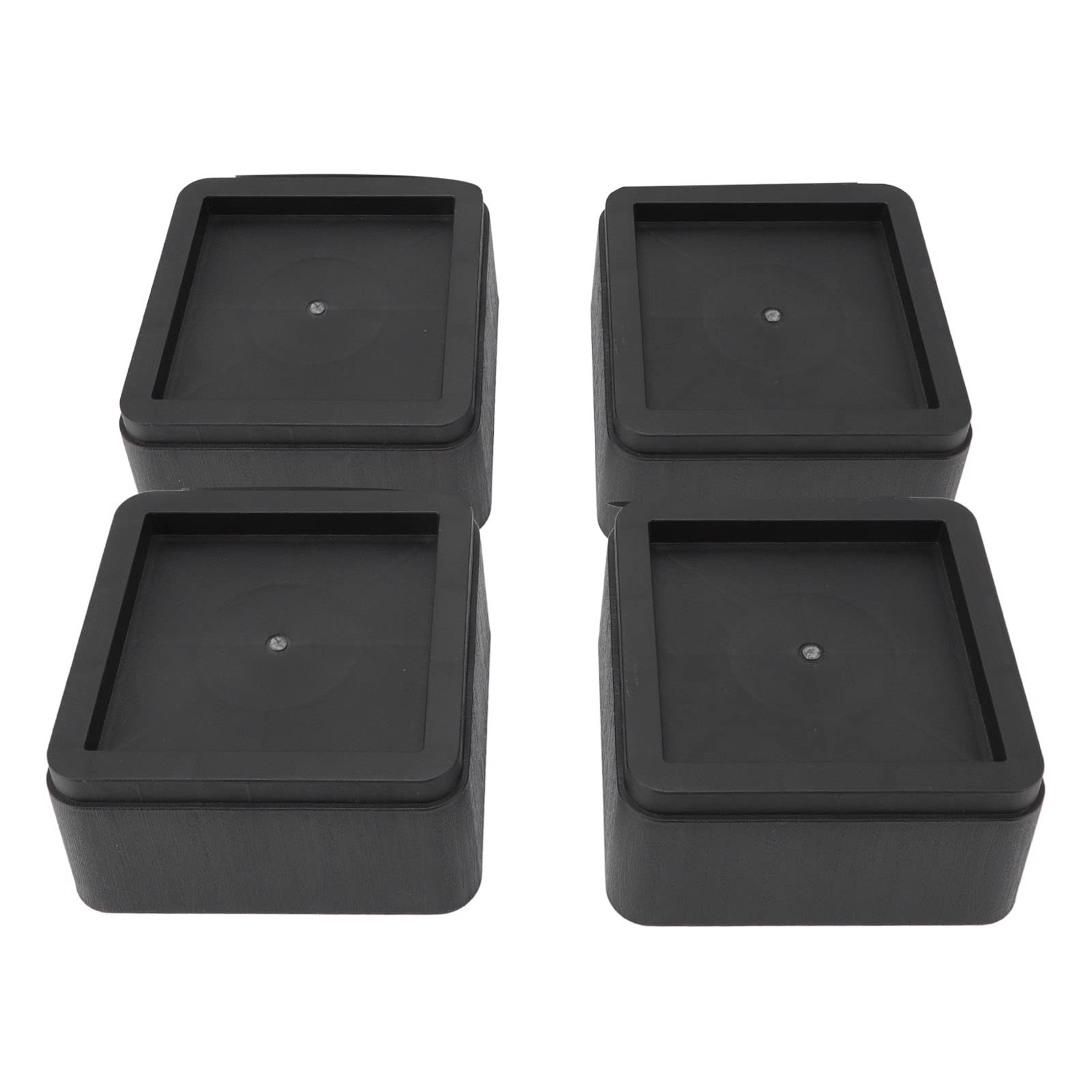 Cocoarm Elevadores de Muebles Almohadillas Elevadoras de sofá Cuadrilátero de Plástico 4 Piezas 7,36 X 3,66 Pulgadas Muebles Elevados para Cama Sofá Silla Escritorio Agrega Espacio Debajo de la Cama
