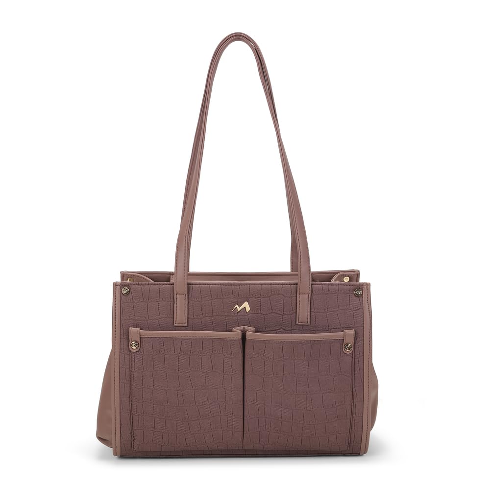 Women's Croc-Textured Shoulder Bag-image-17