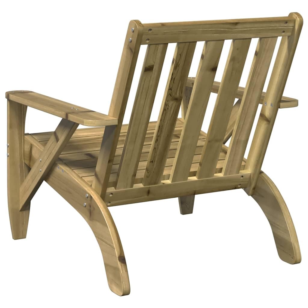 vidaXL Chaises de Jardin Adirondack Lot de 2 75x77x77 cm, Chaise de Jardin, siège de Jardin, Chaise de Patio, Chaise Relax, siège d'extérieur