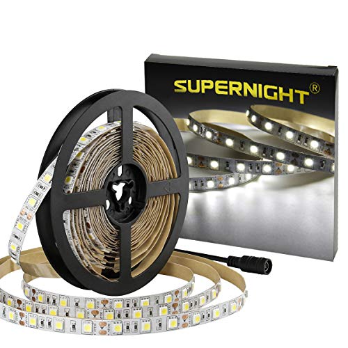 Tira de LED SUPERNIGHT 16.4 ft 6000K Blanca Flexible miniatura 1