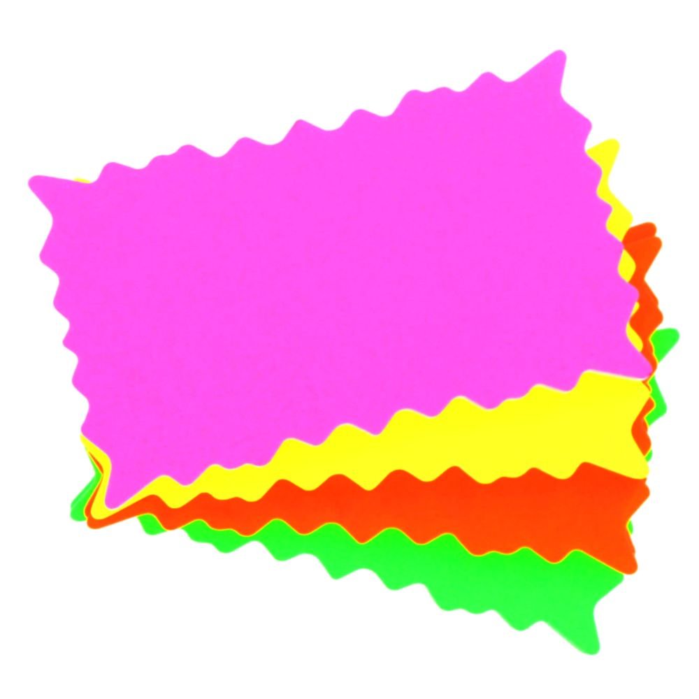 Ready Flow 6005-RNB Ultra Glo 3" x 5" Sign Cards - 100 / PK