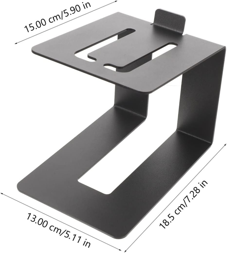 Metal Desktop Speaker Stand Bracket for Monitor Speakers Height Design Space Saving Holder for Enhanced Sound Quality Finish for Computer Audio Setup