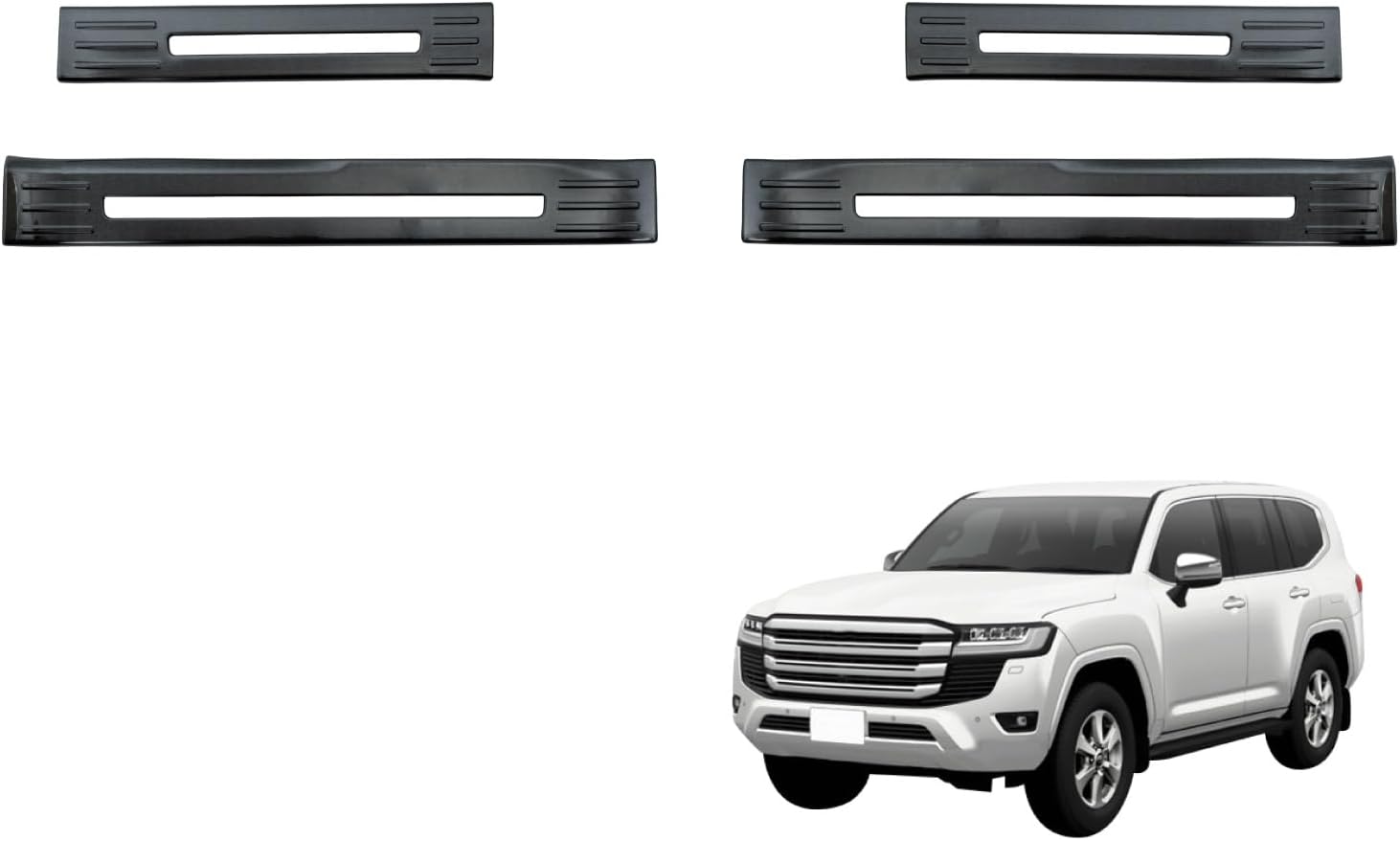 ただ ランドクルーザー 300系 用 スカッフプレート サイドスカッフプレート