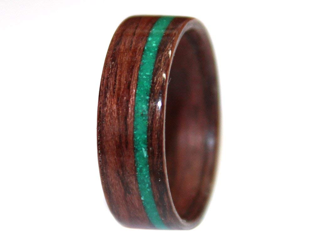 Malachite Bentwood Ring 