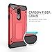 Asuwish Phone Case for LG G7 ThinQ with Tempered Glass Screen Protector Cover and Slim Cell Accessories Protective LGG7 One G 7 Plus LG7 Fit LG7ThinQ 7G Thin Q G7+ G7thinq LGG7thinq Women Men Red
