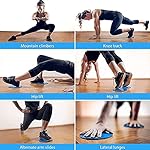 Sliders for Working Out 4 Exercise Sliders Core Exercise Sliders Dual Sided Disks for Abdominal Exercise, Strengthen Core, Glutes, Abs, Fitness Equipment - Image 3