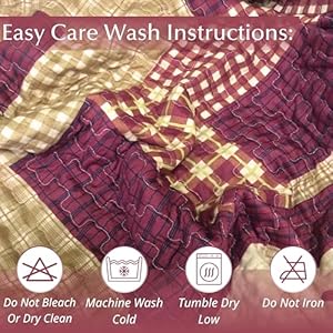 Virahbella2piecefullqueenlodgequiltbeddingsetrusticcountryreversiblecomfortersetwithdecorativepillowshamshomesteadred Urban Country Home Decor Virah bella 2 piece fullqueen lodge quilt bedding set rustic country reversible comforter set with decorative pillow shams homestead red urban country home decor