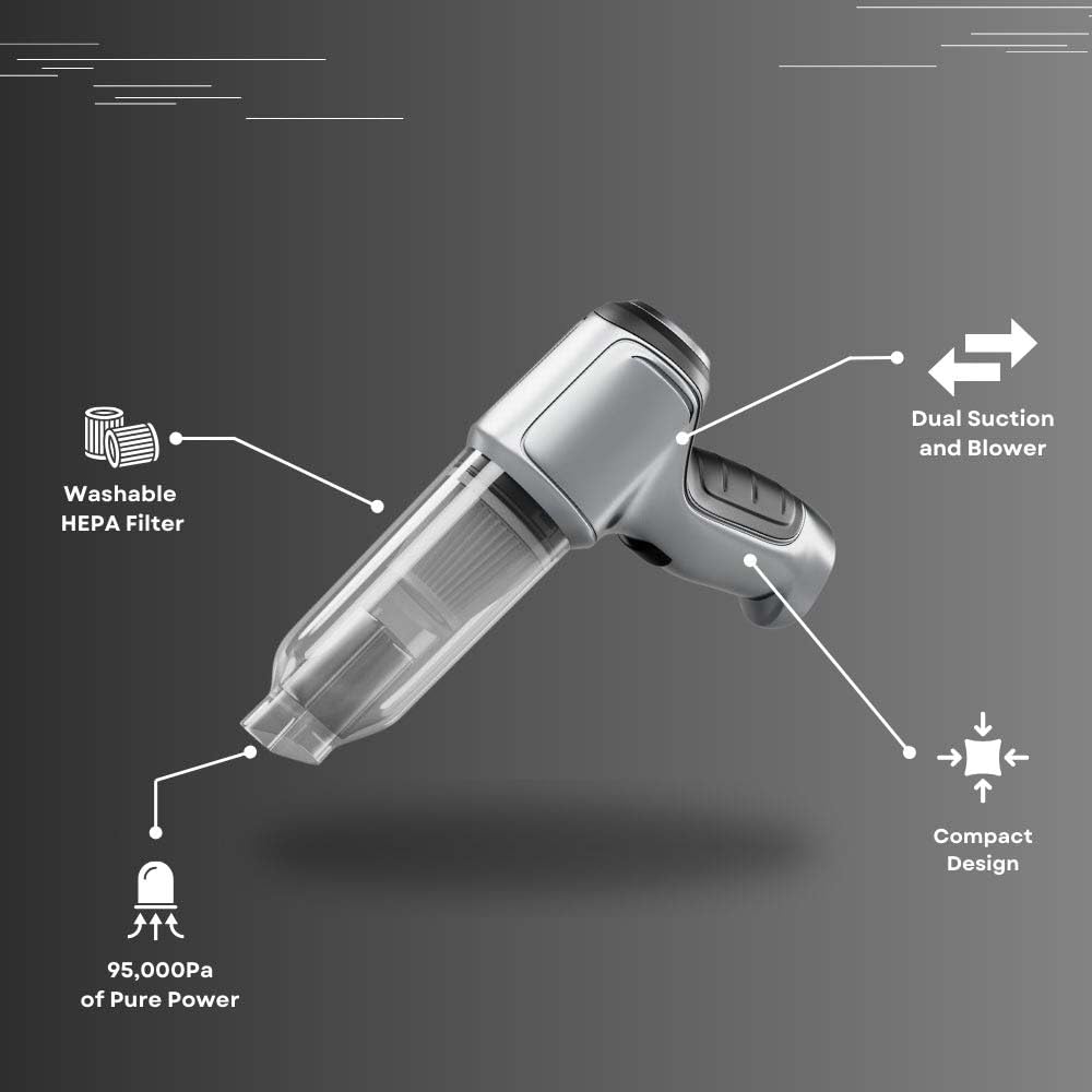 Aspiradora para Coche Airify Pro, Airify Pro V2 - Soplador de Aire portátil/aspiradora para Coche, Airify Pro - Soplador de Aire portátil/aspiradora para Coche, Aspiradora para Coche (V2)