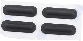 Mobestech 4pcs Bottom Shell Rubber Cushion Black Rubber Mat Desktop Keyboard Black Keyboard Laptop Silicone Feet Computer Feet Pad Laptop Feet Cushio Black Laptop Feet Bottom Cushion Table