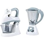 Constructive Playthings Play Kitchen Appliances, Kids Blender and Mixer Toy, Realistic Designs, Developmental Toddler Toys, Ages 3 Years and Up