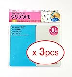 [Large] Transparent Film - Sticky Note: Blue Cover (30sheets x 3p)