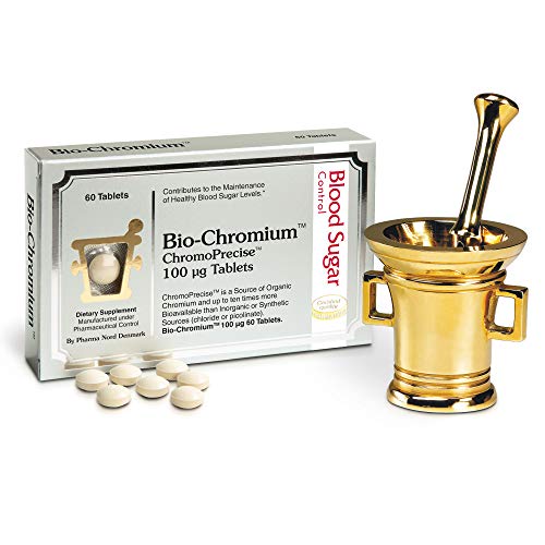 Bio-Chromium 100mcg |10x Better Absorption | Patented Formula for Blood Sugar Support and Weight Control | ChromoPrecise Organic Chromium Supplement | Manufactured to Pharmaceutical Standards |60 tabs