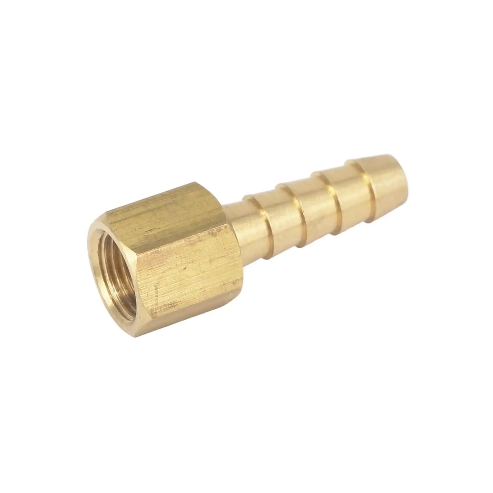 1/8" NPT Female x 1/4" Hose Barbed Tail Brass Fuel Fittings Connectors Adapters Max Pressure 229 PSI