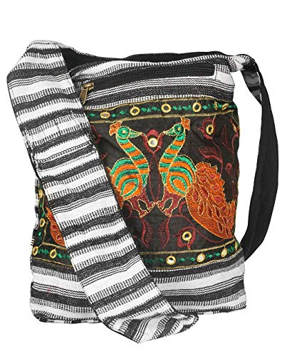 Image of Hobo Shoulder Bag Messenger Casual Everyday Large Hippie Market Thick Functional