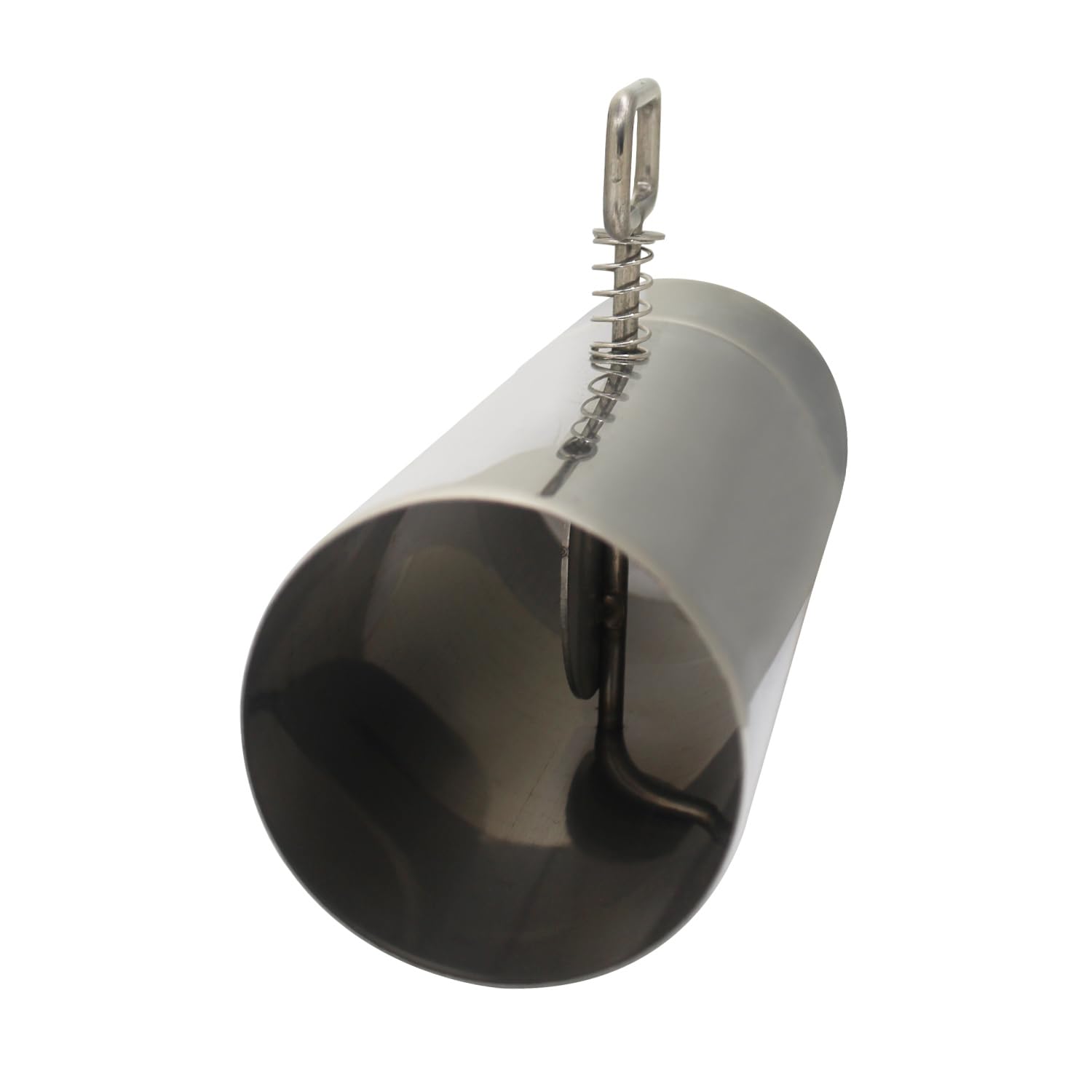 Tubo chimenea con tiro para tubos de salida de humos cocina estufa de leña tubo estufa pellet regulador de tiro válvula de mariposa compuerta regulación aire caldera de leña (H201mm OD76mm ID73mm)