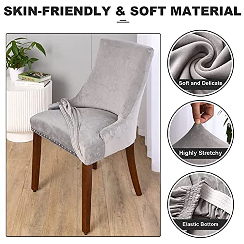 Housse fauteuil en pente extensible velours pour rénover et protéger vos chaises usées