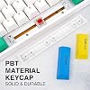 havit Mechanical Keyboard Wired 89 Keys Gaming Keyboard Red Switch Keyboard with PBT Keycaps for PC Gamer Computer (White)