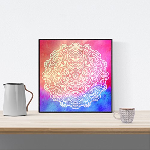 Nacnic Pack of 5 sheets with images of Mandalas creation. Squares with mandalas posters. Home decoration. Fill your house with our designs spirituality - Image 3