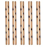 DEPICE Trainingswaffe Escrima-Stock Rattan Geschält Gefleckt - 10er Pack, Natur, w-ersw-10x