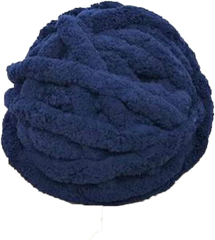 Light Purple 1kg DIY Chenille Yarn,100% Polyester,Chunky Yarn,Jumbo Yarn,Knitting for Blankets Cap Scarf
