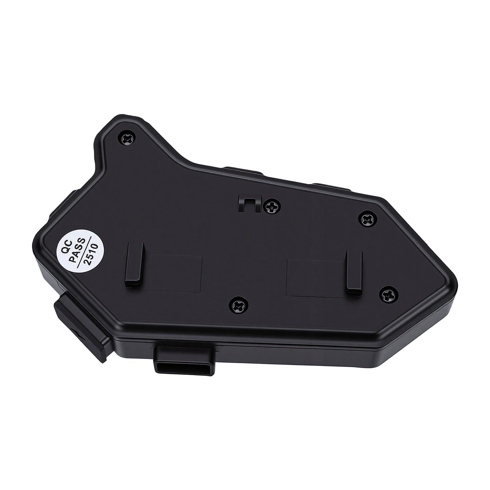 Jiawu Auricolare Bluetooth per Casco Bluetooth Avanzato 5.3 con Esperienza Sonora Coinvolgente per la Guida in Moto Resistente All'acqua IPX6