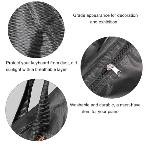 Image of IMAGINEA 61 Keys Electric Piano Keyboard Bag | 38-Inch Waterproof Padded Bag with Shoulder Strap and Storage Pocket | Compatible with PSR-F52, F51, E263 & Casio CTK 2550, CTK 3500, CT-S200, CT-S300