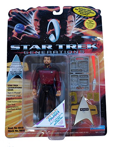 Star Trek Generations Lieutenant Commander William Riker Action Figure