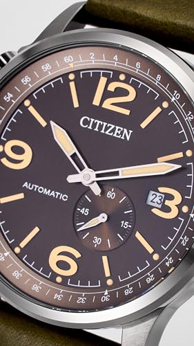 Image of Citizen Mechanical 42 mm Black Dial Men Watch- NJ0147-18X