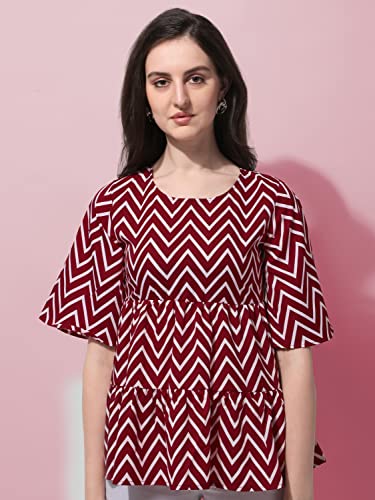 Image of OOMPH! Women's Polyester Regular Fit Shirt