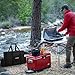 Yorkenbe Camp Stove Carry Bag, Camping Stove Carrying Case for Coleman 2-Burner, 1680D Stove Storage bag, with Double Zipper, 2 Adjustful Side Pockets, Fits Grills/Stoves up to 23.6 x 14.5 x 5.5Inches