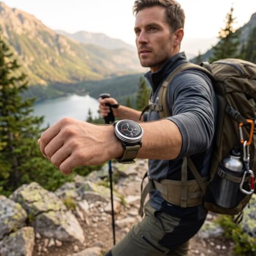 Brújula de Pulsera Mini Keenso para Camping y Supervivencia miniatura 6